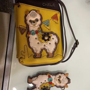 Chala Llama purse/wallet with keychain